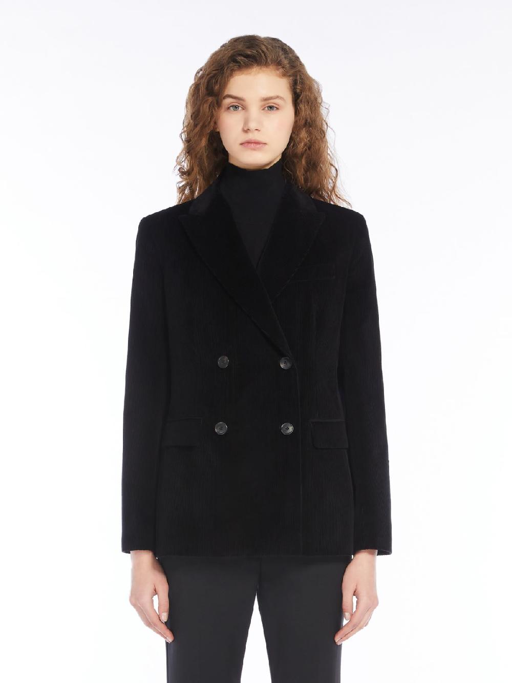 Weekend Blazer doppiopetto in velluto Vendita