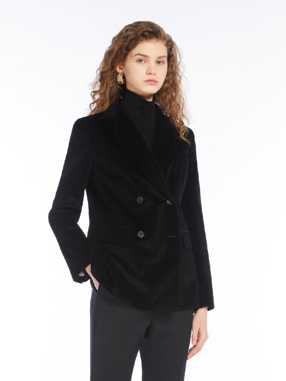 Weekend Blazer doppiopetto in velluto Vendita