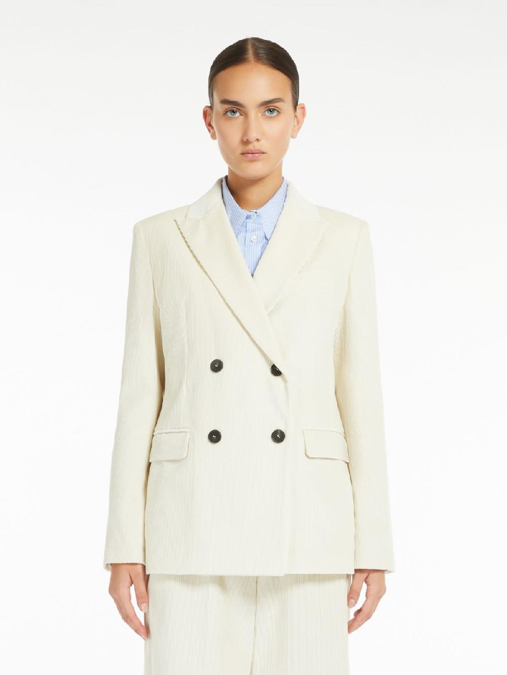 Weekend Blazer doppiopetto in velluto Saldi Di Fabbrica
