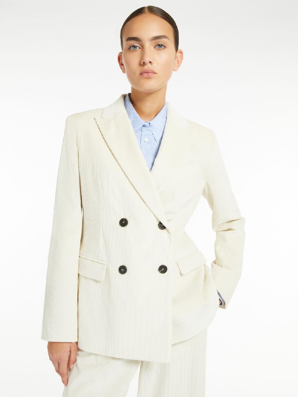 Weekend Blazer doppiopetto in velluto Saldi Di Fabbrica