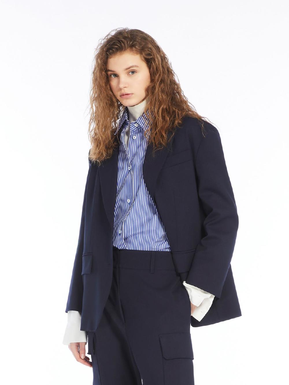 Weekend Blazer over in gabardina mista lana Moda