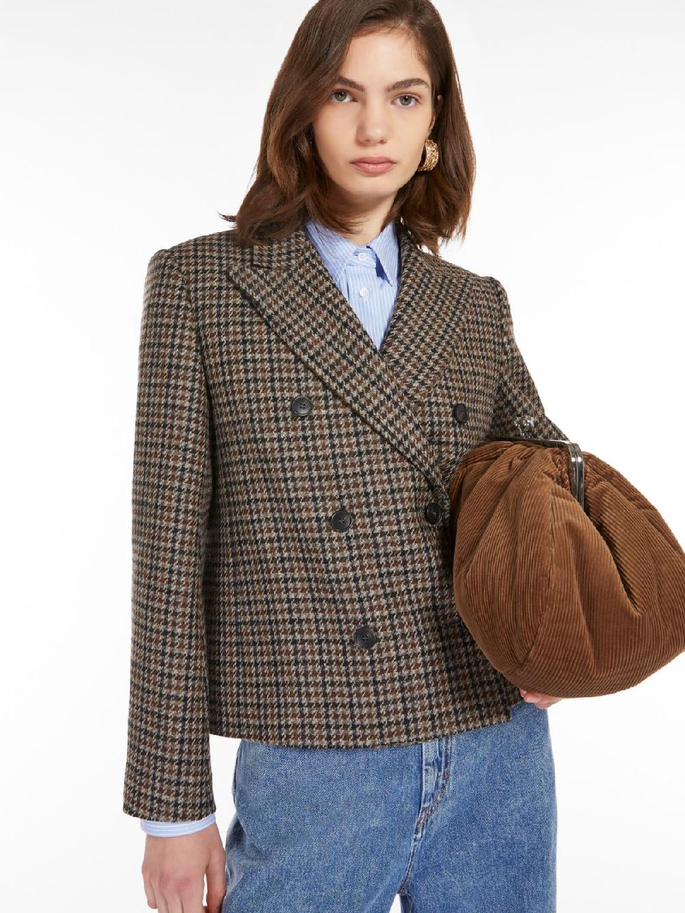 Weekend Giacca crop in mista lana Nuovo