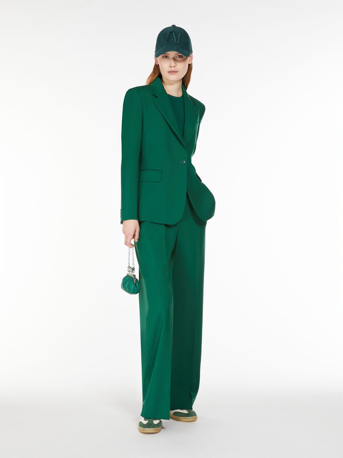 Weekend Blazer in lana natural stretch