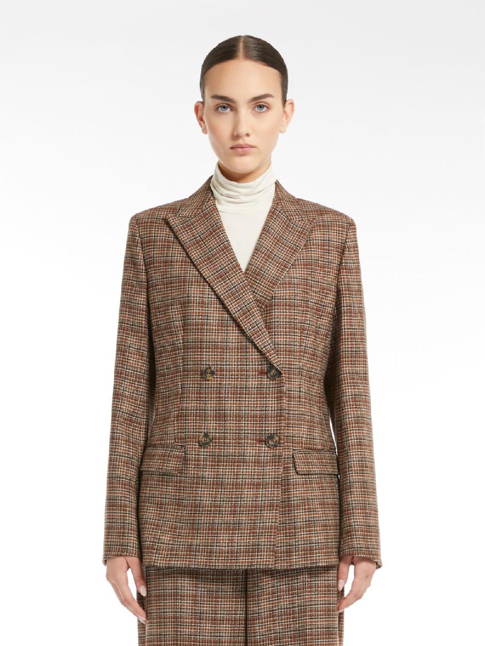 Weekend Blazer in lana disegnata Qualità Garantita