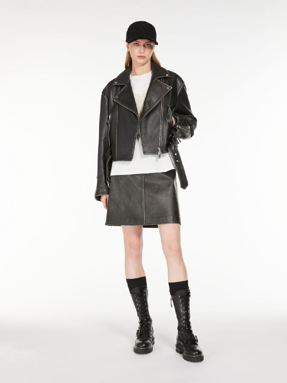 Weekend Giacca biker in pelle