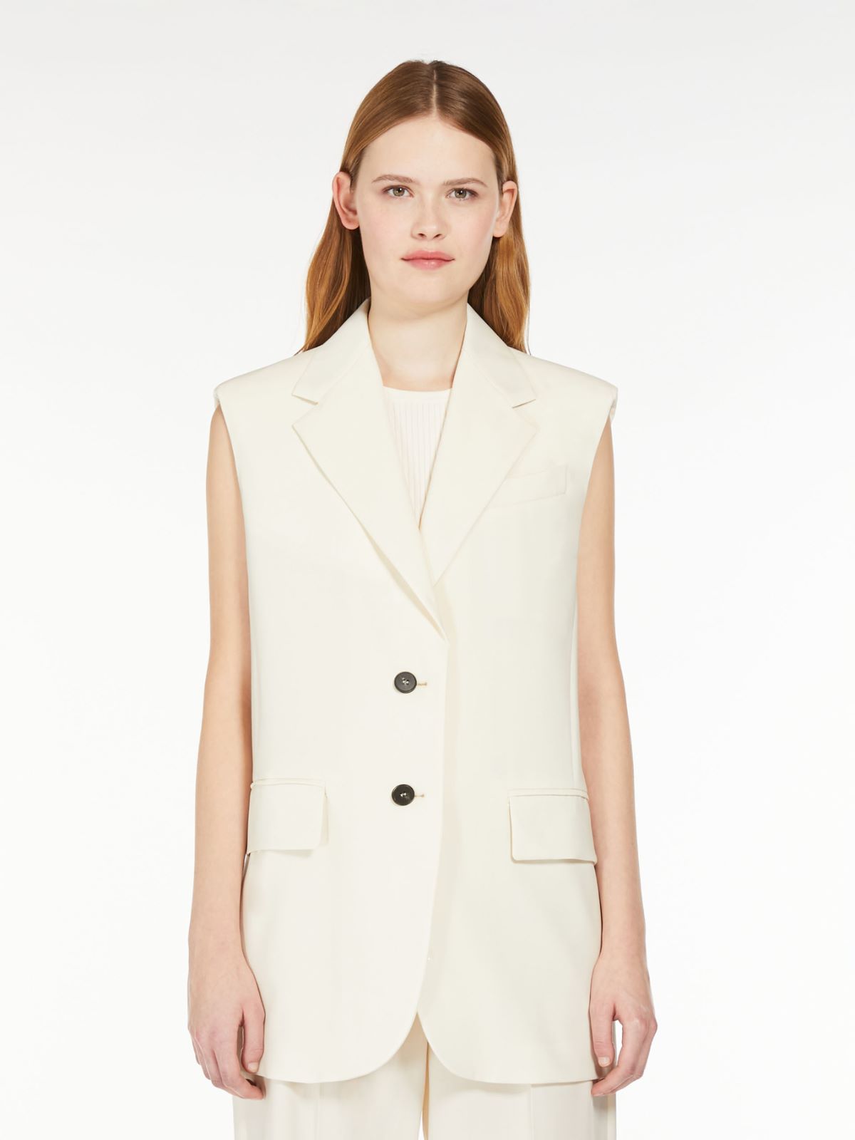Weekend Gilet in tela di lana stretch Affare Del Giorno