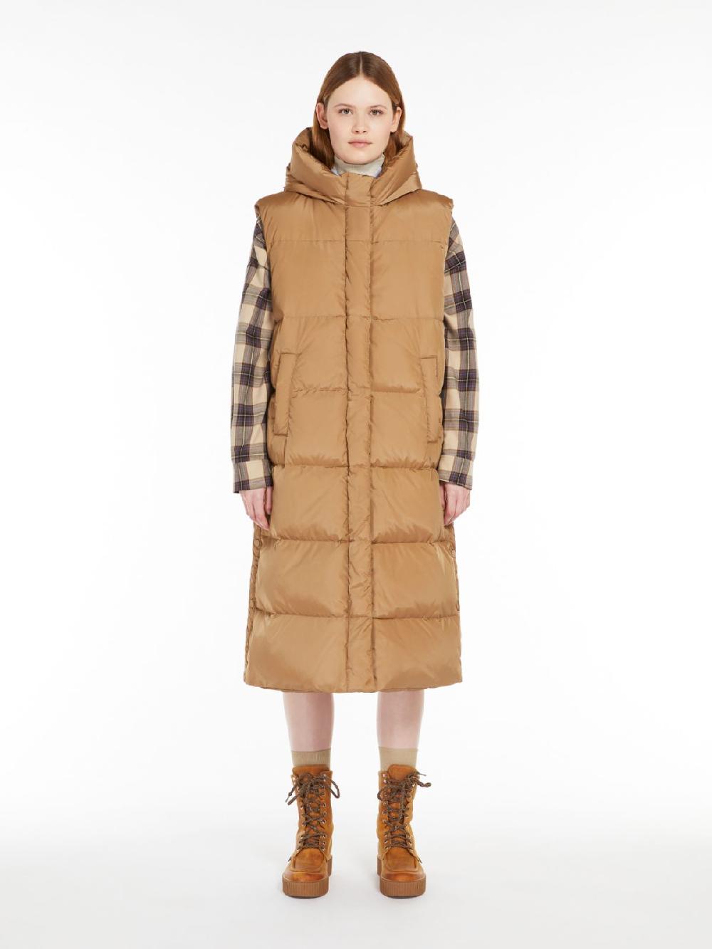 Weekend Gilet lungo in taffetà antigoccia Saldi