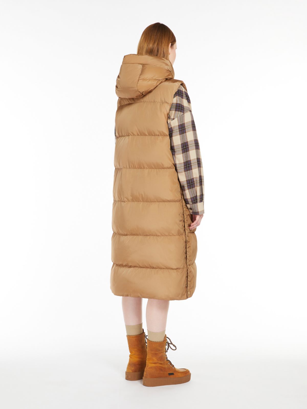 Weekend Gilet lungo in taffetà antigoccia Saldi