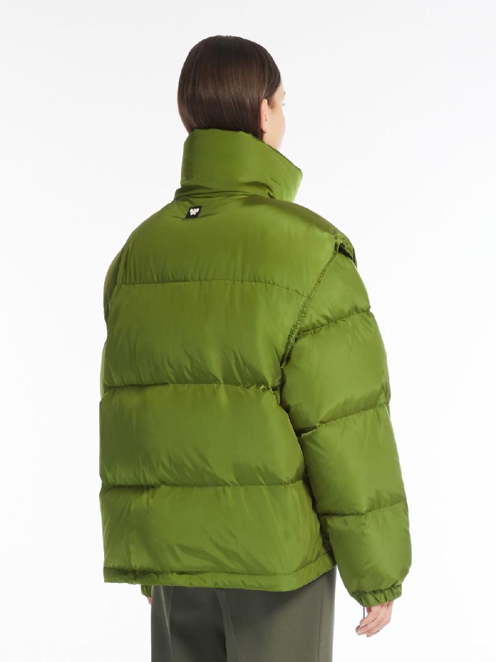 Weekend Bomber crop in taffetà antigoccia Vendita Calda