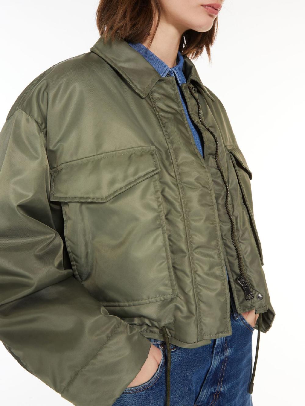 Weekend Bomber reversibile in twill antigoccia 2025