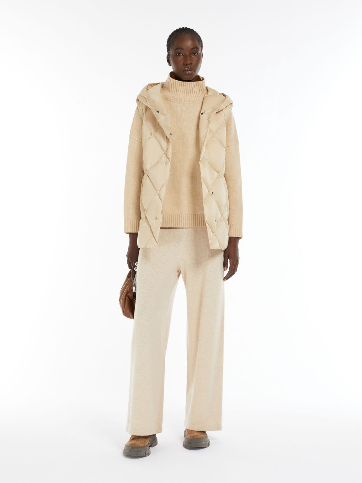 Weekend Gilet in tessuto tecnico trapuntato