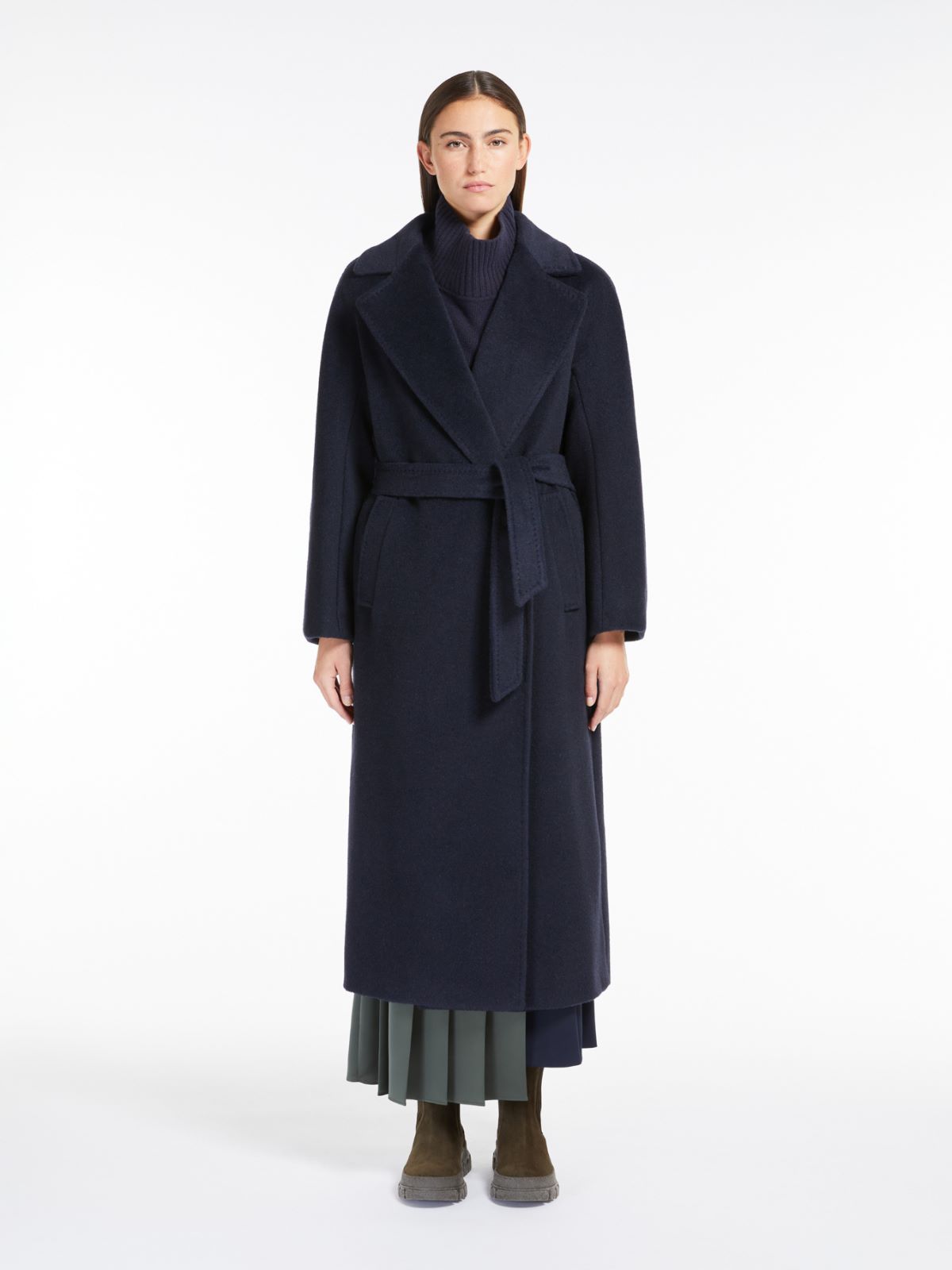 Weekend Cappotto a vestaglia in lana e alpaca Fino Al -60%