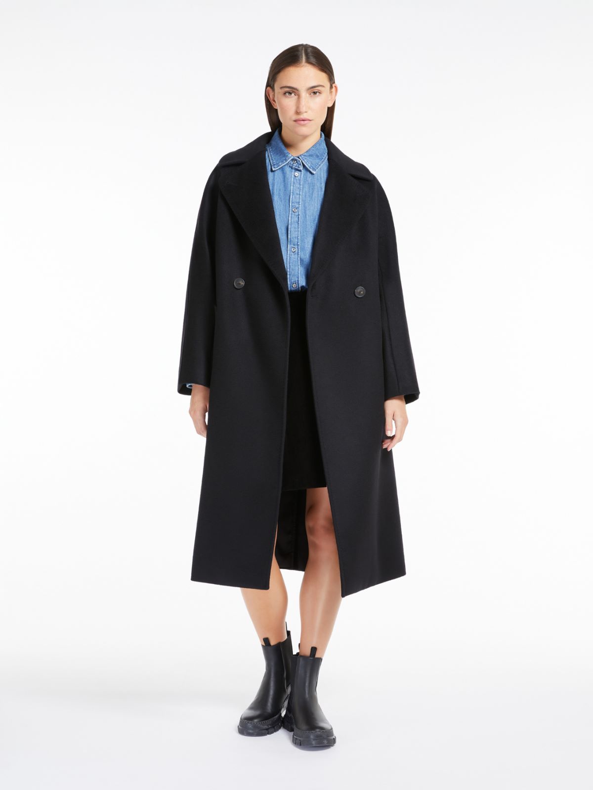 Weekend Cappotto in lana con cintura