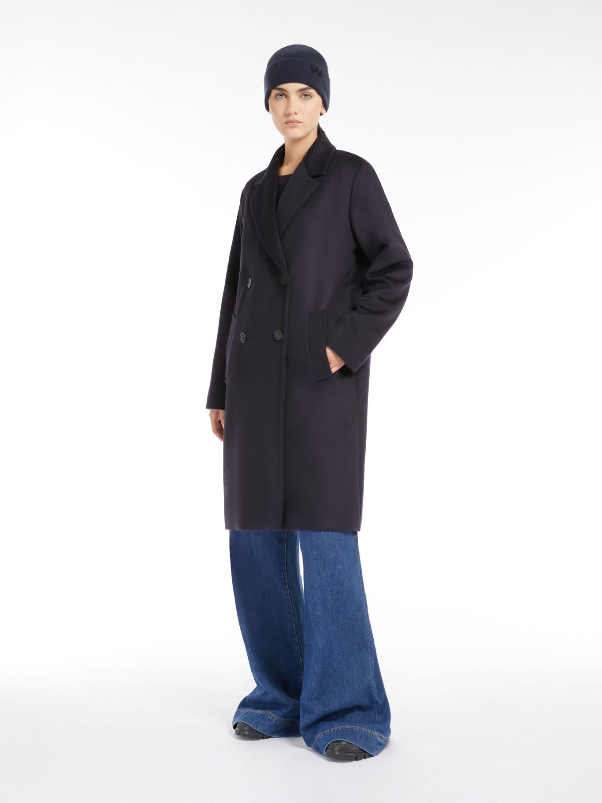 Weekend Cappotto doppiopetto in drap di lana