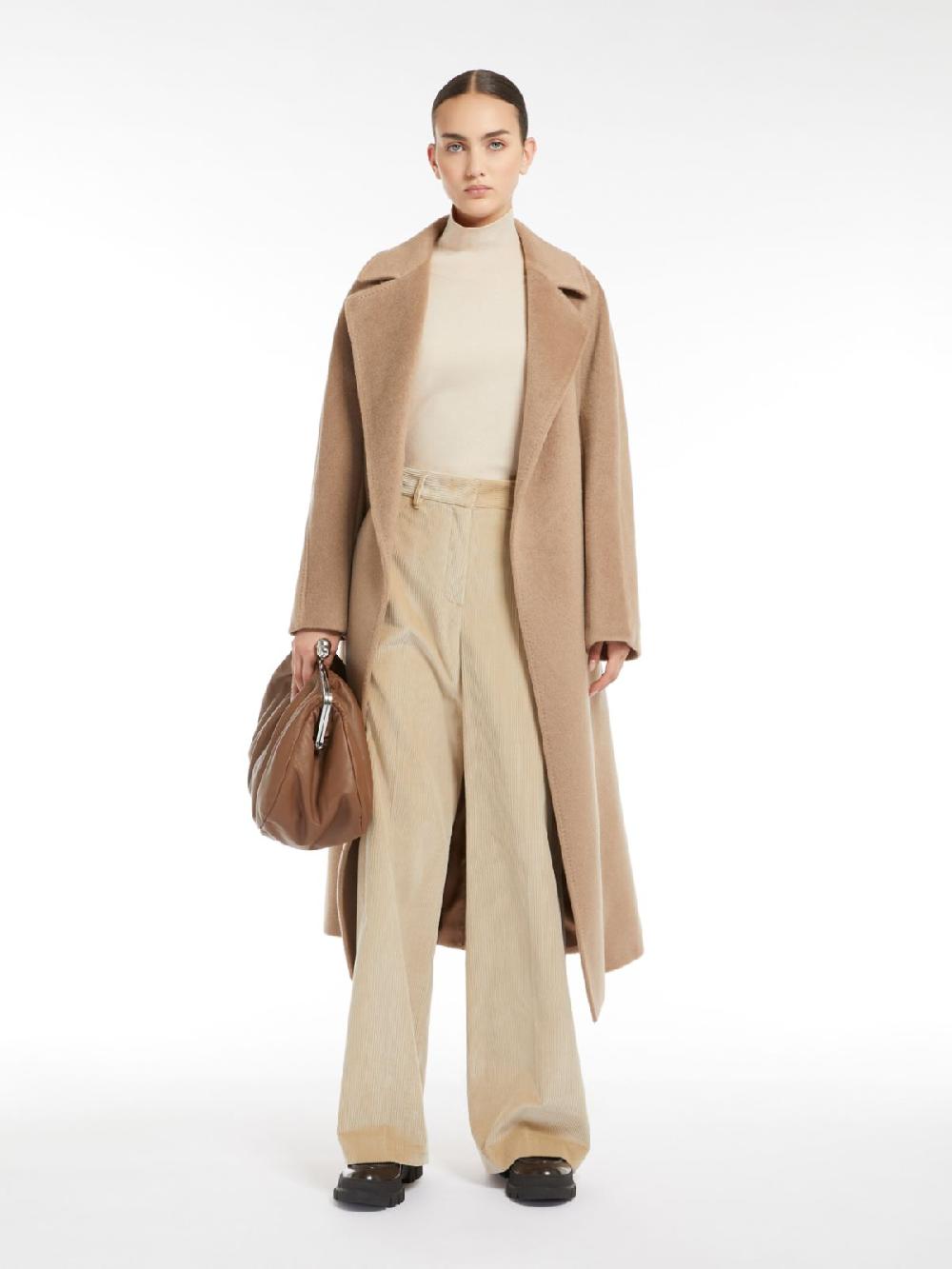 Weekend Cappotto a vestaglia in lana e alpaca