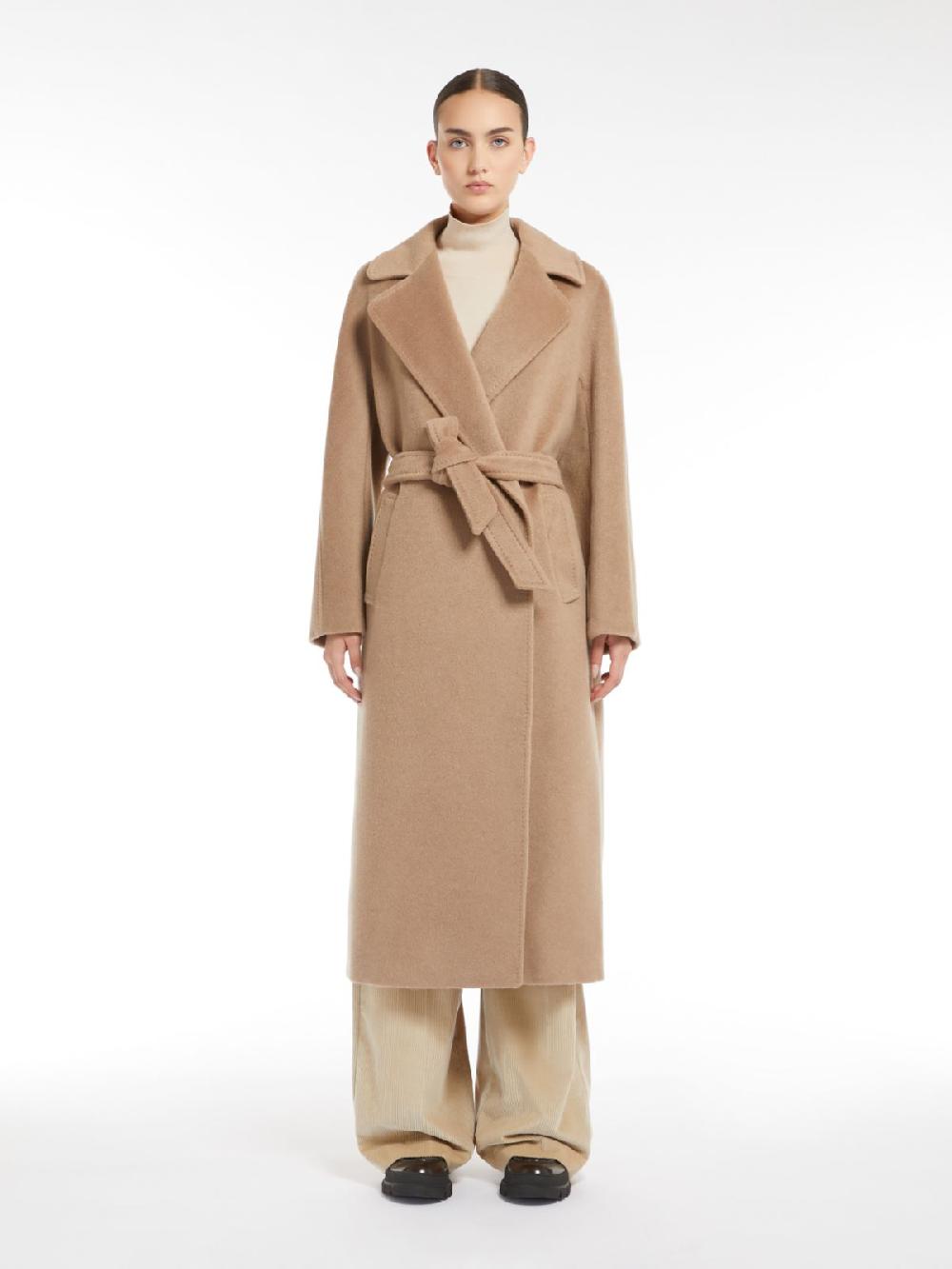 Weekend Cappotto a vestaglia in lana e alpaca In Vendita