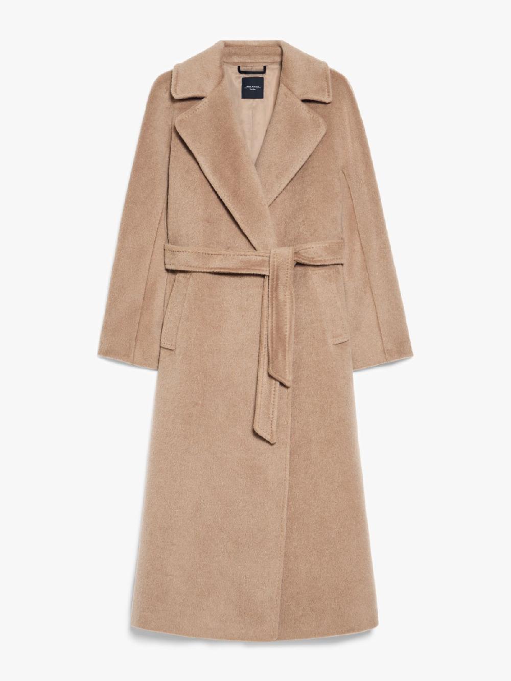 Weekend Cappotto a vestaglia in lana e alpaca In Vendita