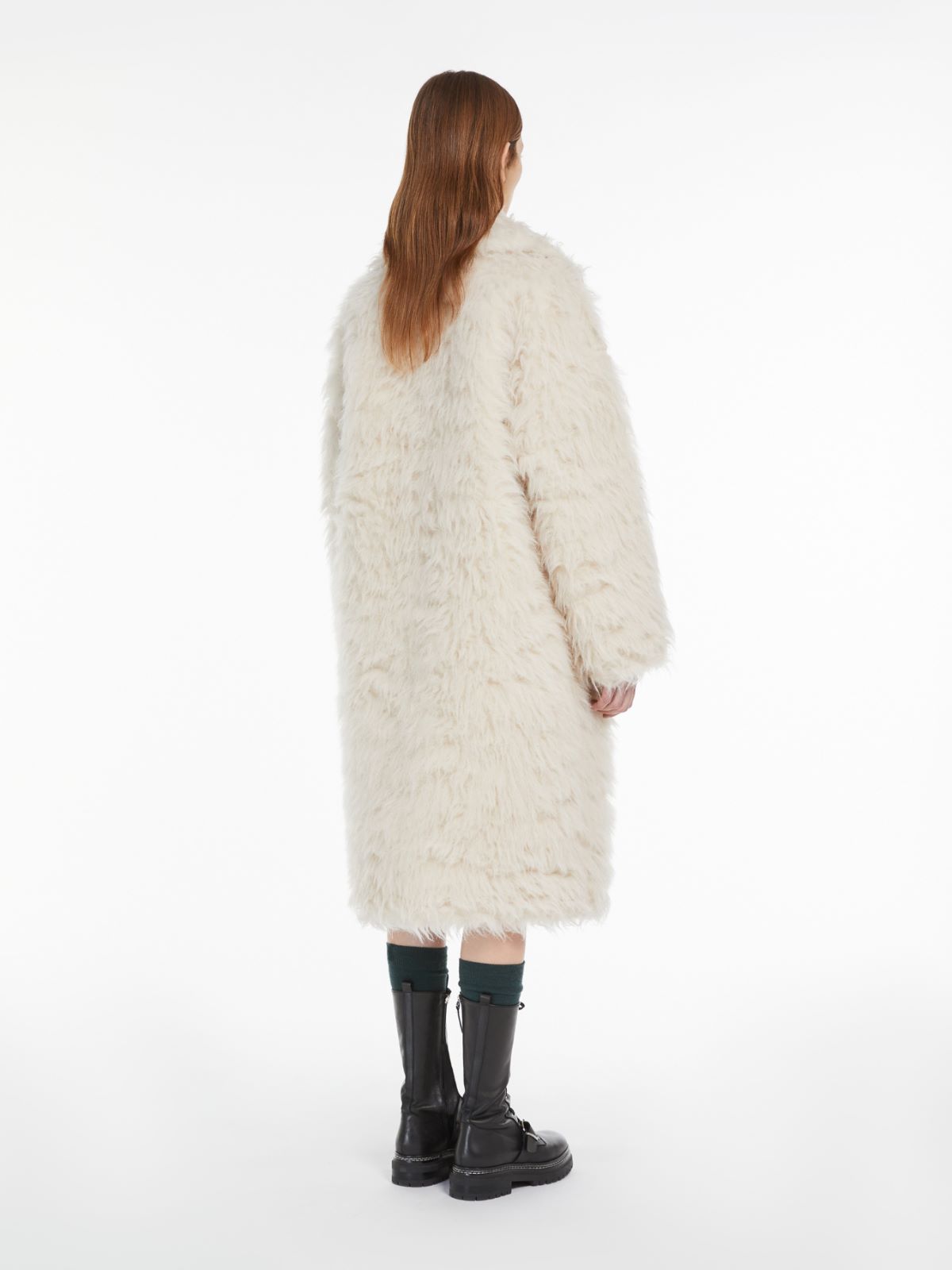Weekend Cappotto a vestaglia in alpaca e lana Saldi