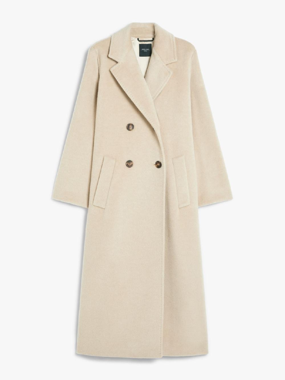 Weekend Cappotto doppiopetto in lana e alpaca Offerte
