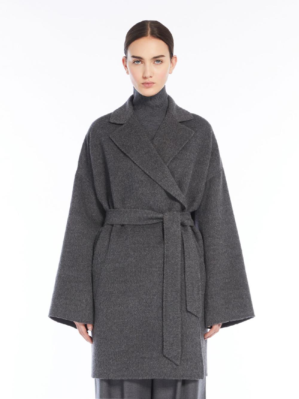 Weekend Cappotto over in lana di alpaca Saldi Di Fabbrica