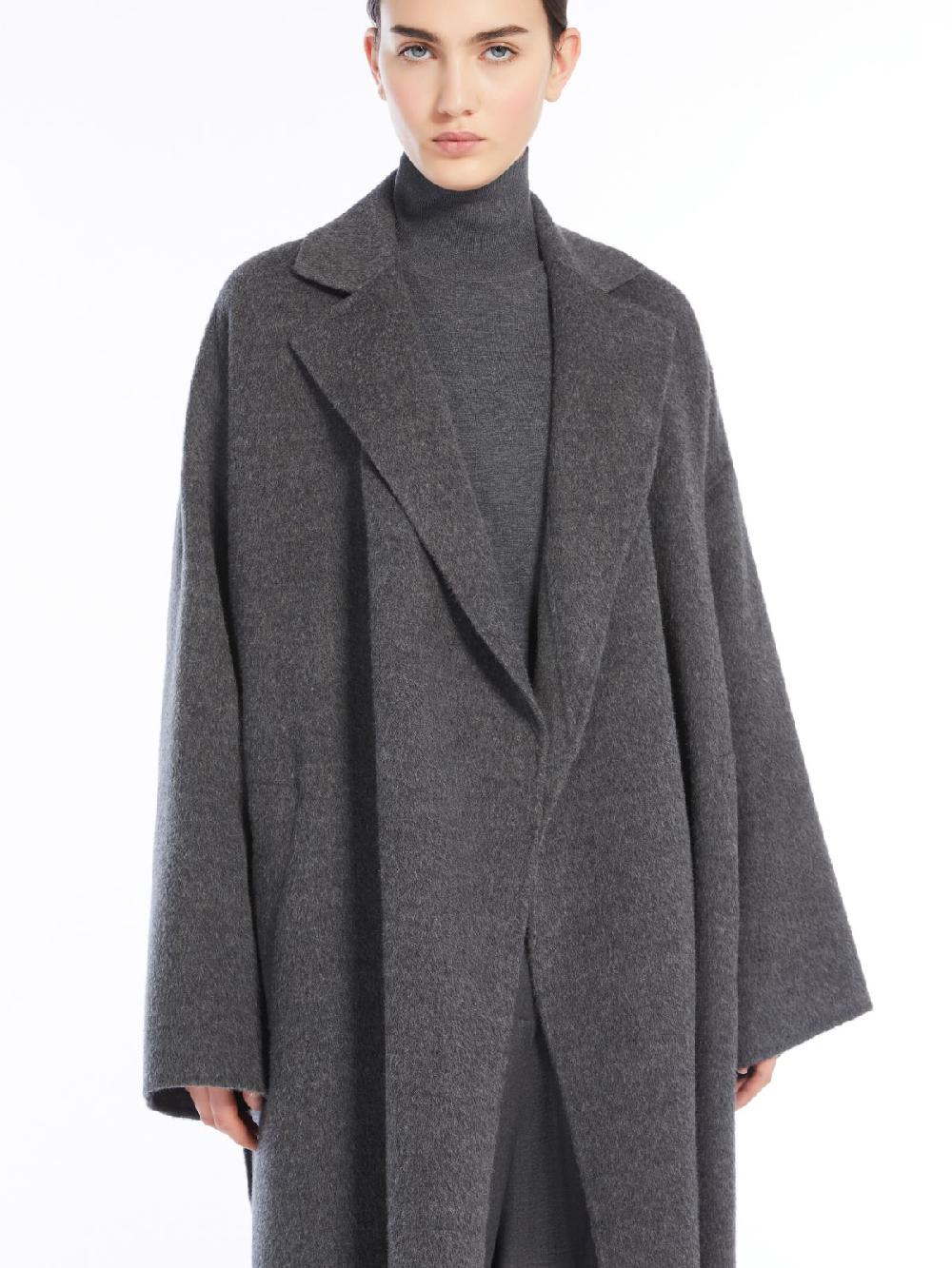 Weekend Cappotto over in lana di alpaca Saldi Di Fabbrica