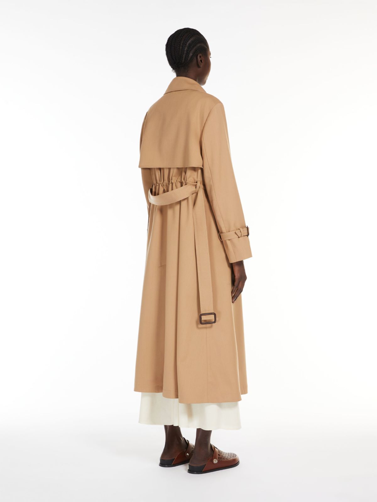 Weekend Trench in mista lana In Saldo