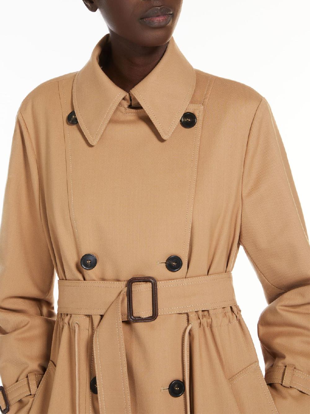 Weekend Trench in mista lana In Saldo