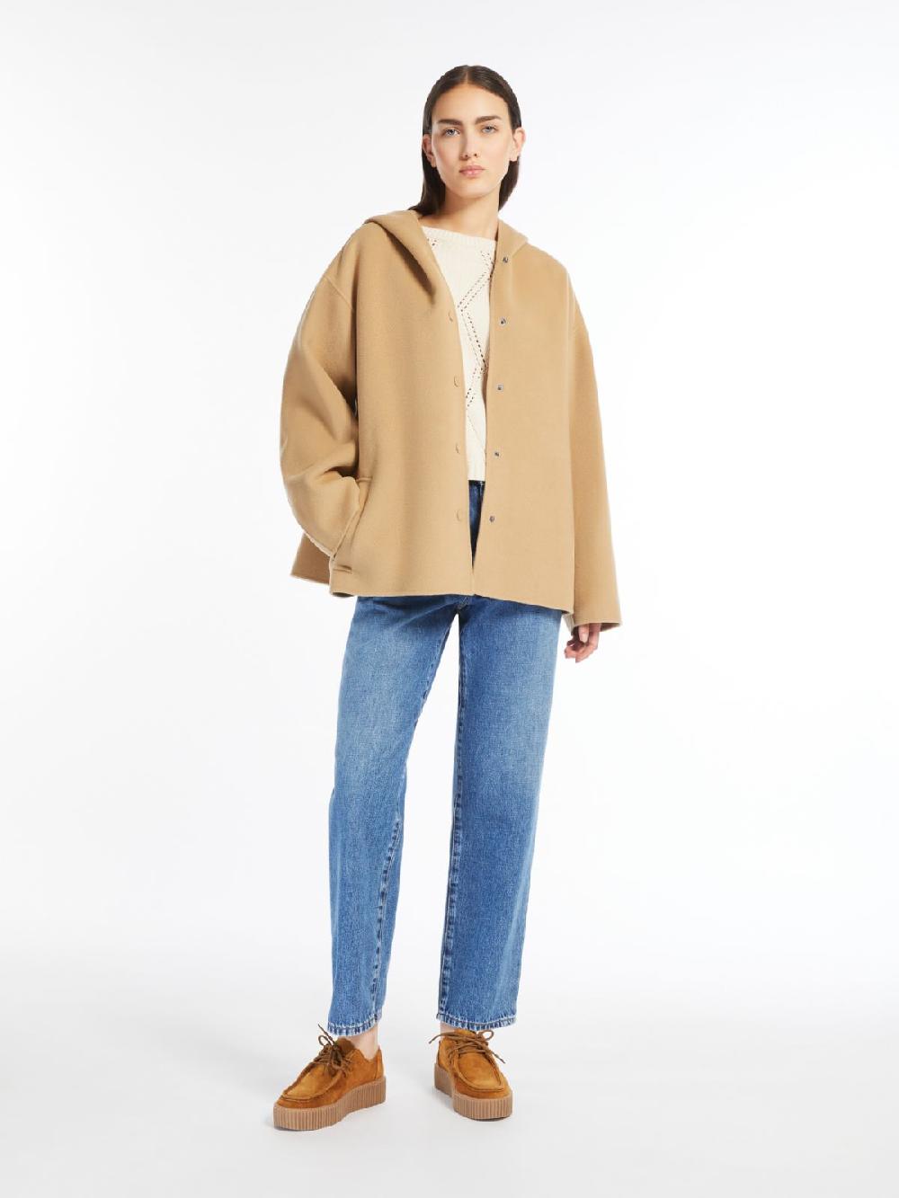 Weekend Cappotto in lana con cappuccio