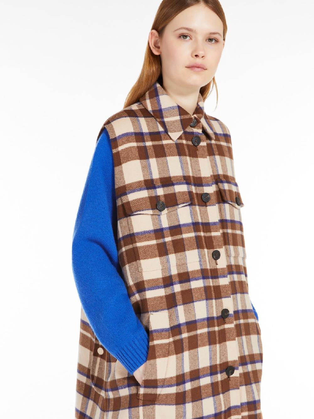 Weekend Giacca 3 pezzi in mista lana check Nuovo