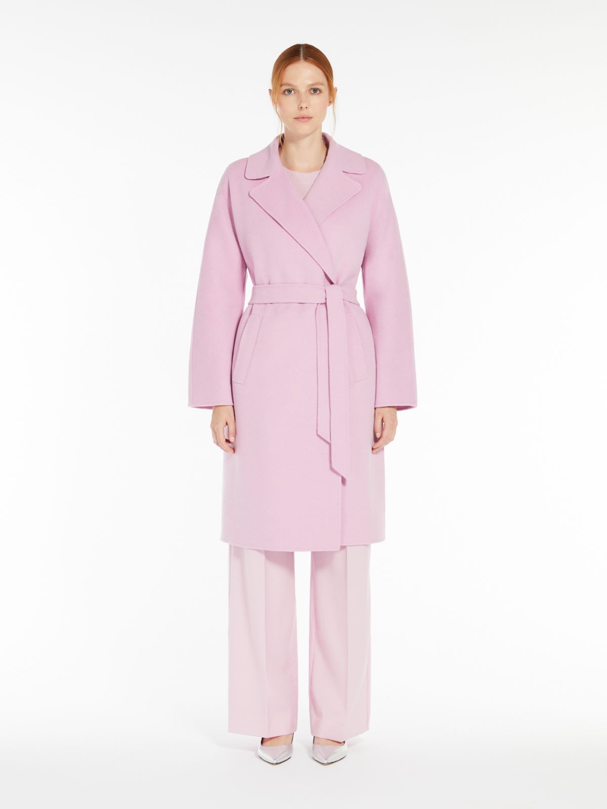 Weekend Cappotto a vestaglia in double di misto lana Vendita