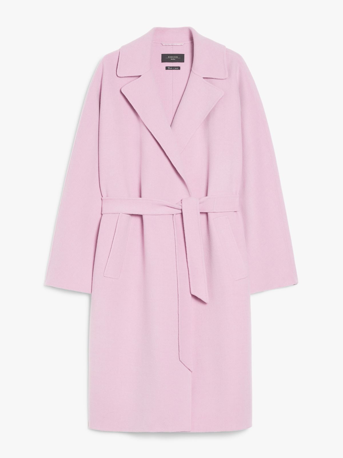 Weekend Cappotto a vestaglia in double di misto lana Vendita