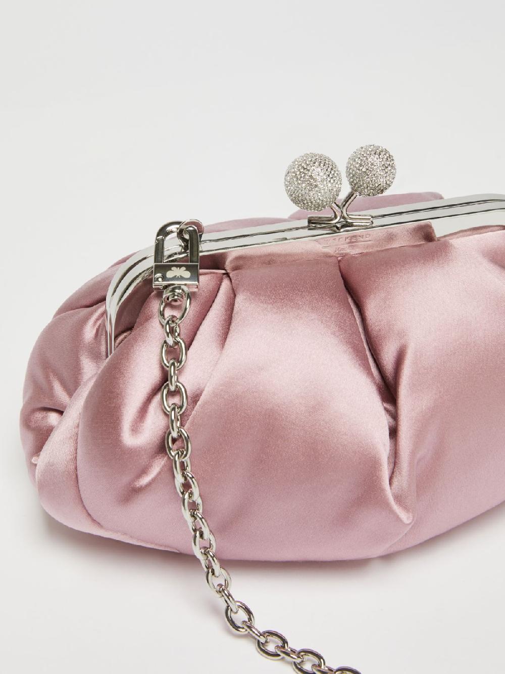 Weekend Pasticcino Bag Small in raso con strass Pezzi Unici