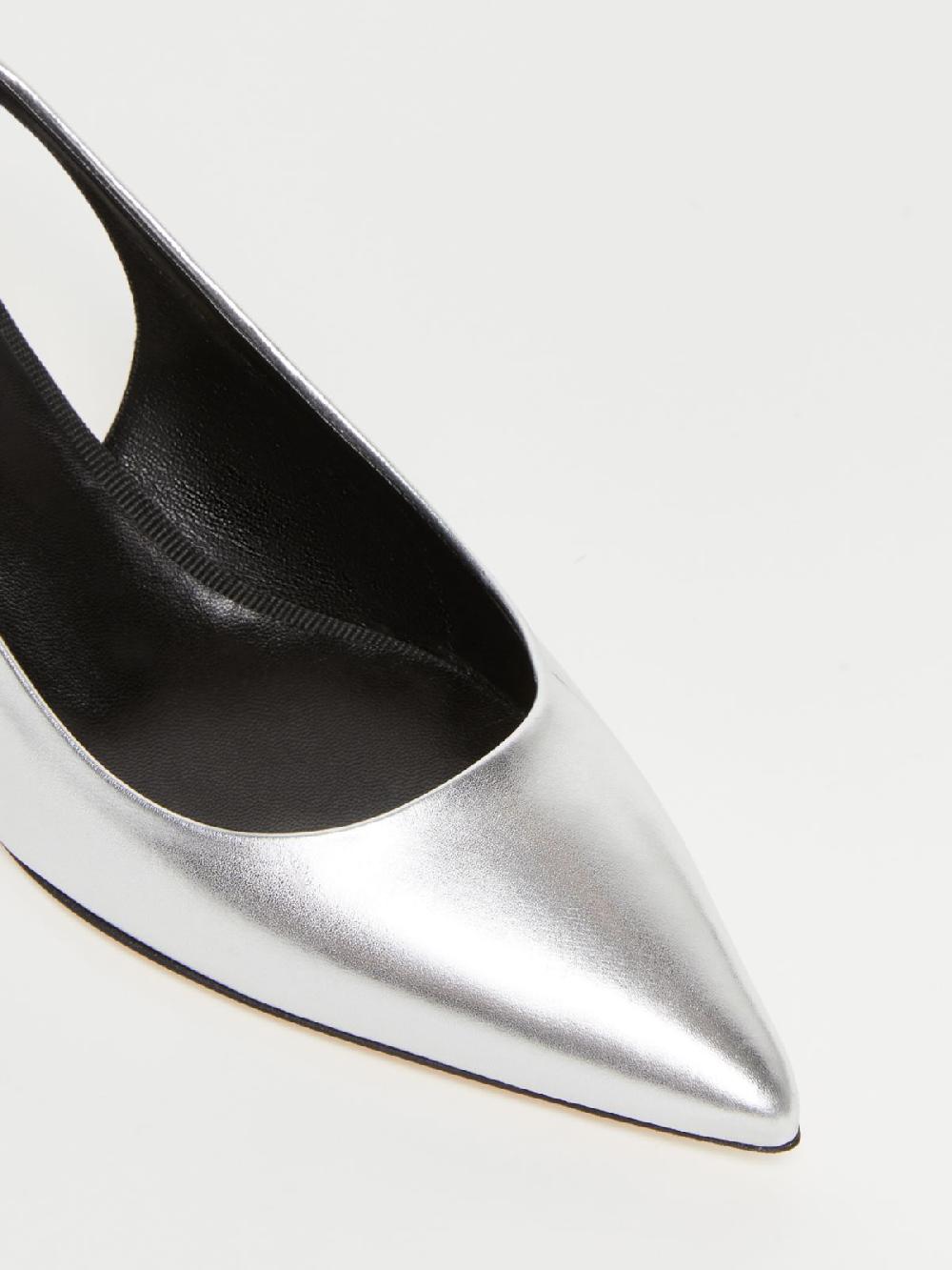 Weekend Slingback in nappa laminata Fino Al -60%
