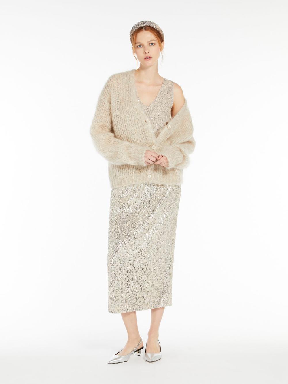 Weekend Cardigan in filato di mohair