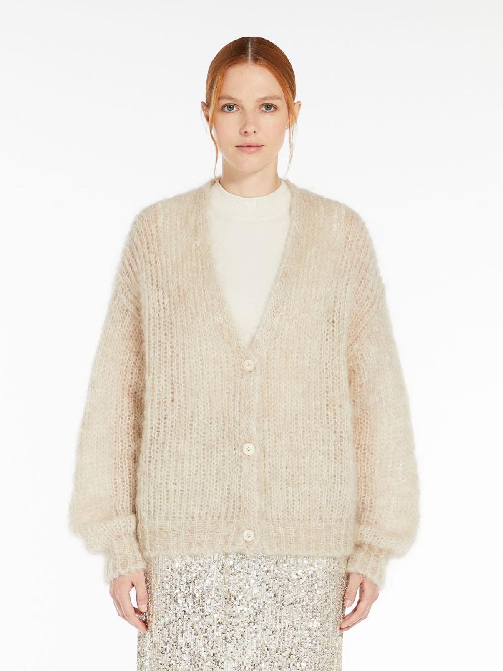 Weekend Cardigan in filato di mohair Prezzo Ridotto