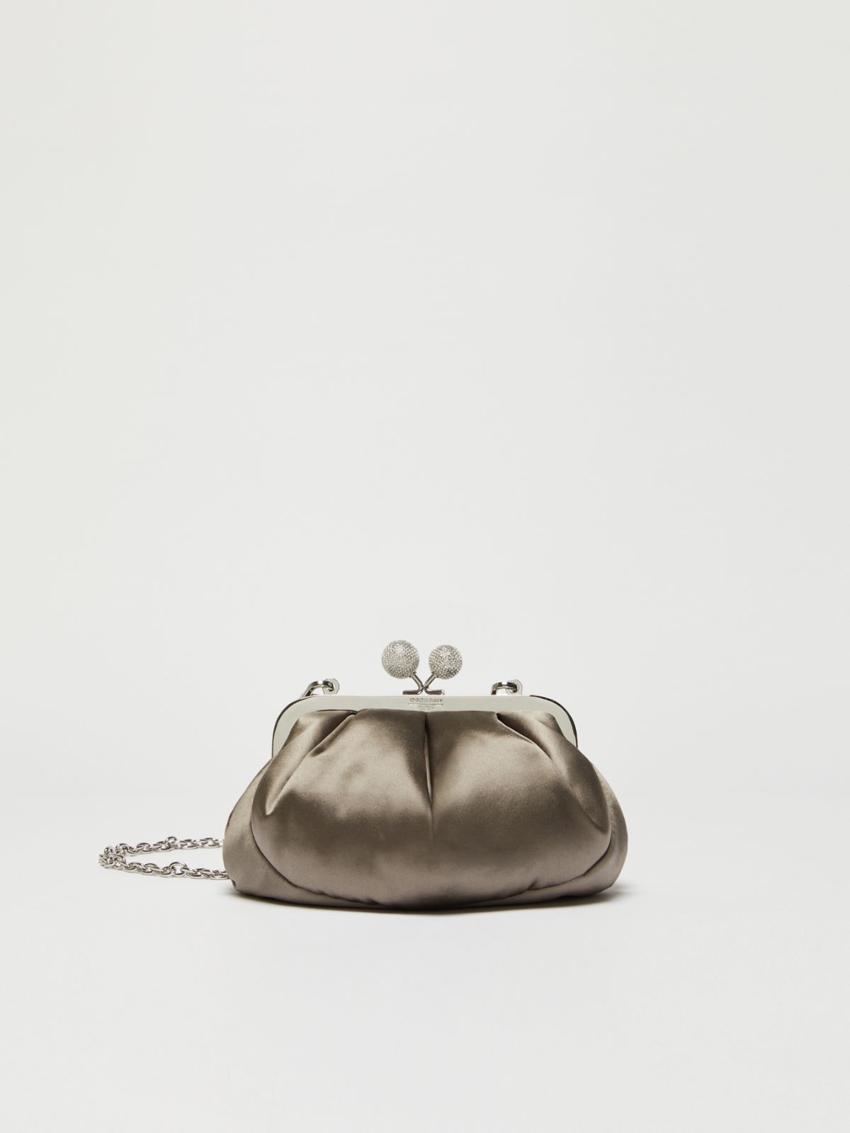 Weekend Pasticcino Bag Small in raso con strass