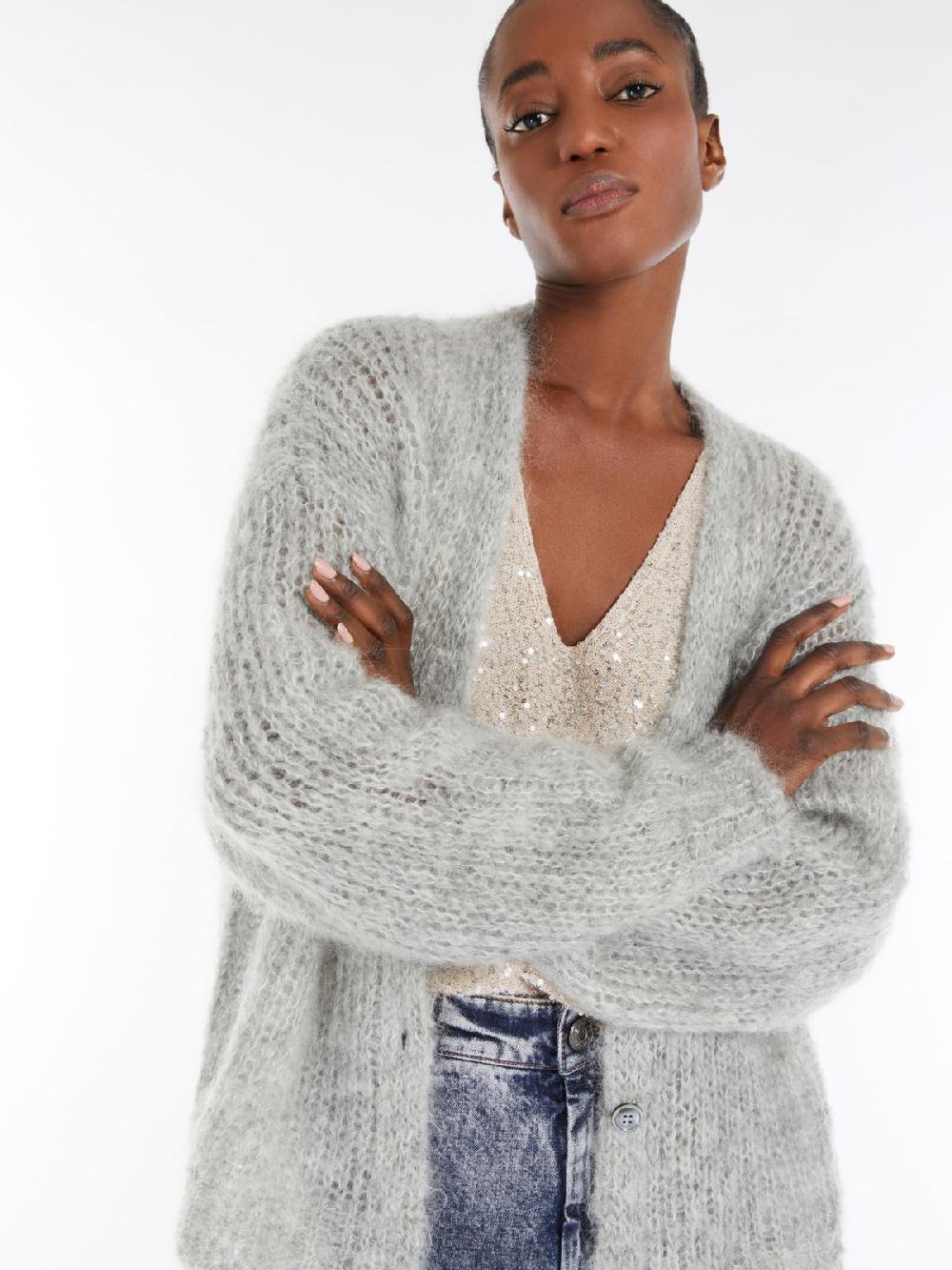 Weekend Cardigan in filato di mohair Convenienza