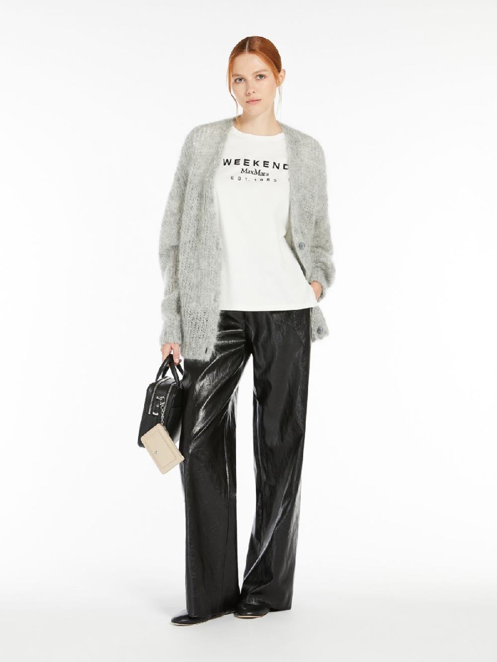 Weekend Pantalone palazzo in tessuto spalmato