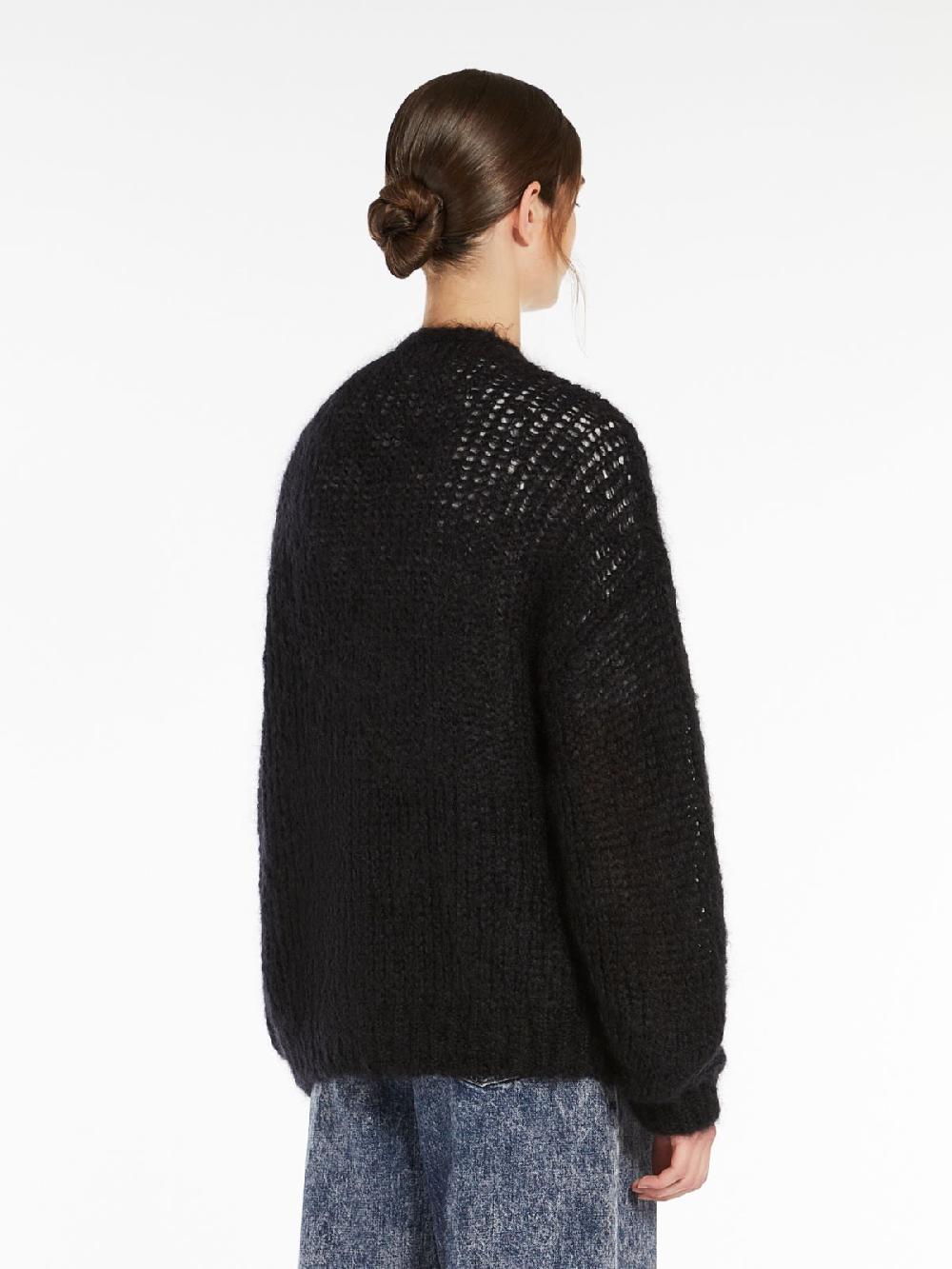 Weekend Cardigan in filato di mohair Hotsell