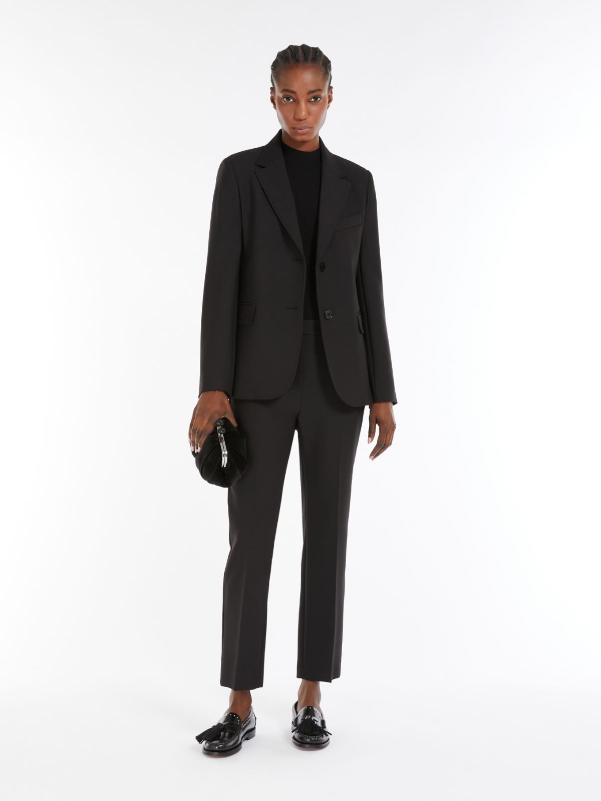 Weekend Blazer monopetto in tela di mista lana