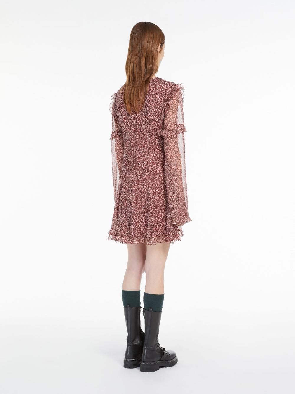 Weekend Abito corto in georgette stampata Shopping Online
