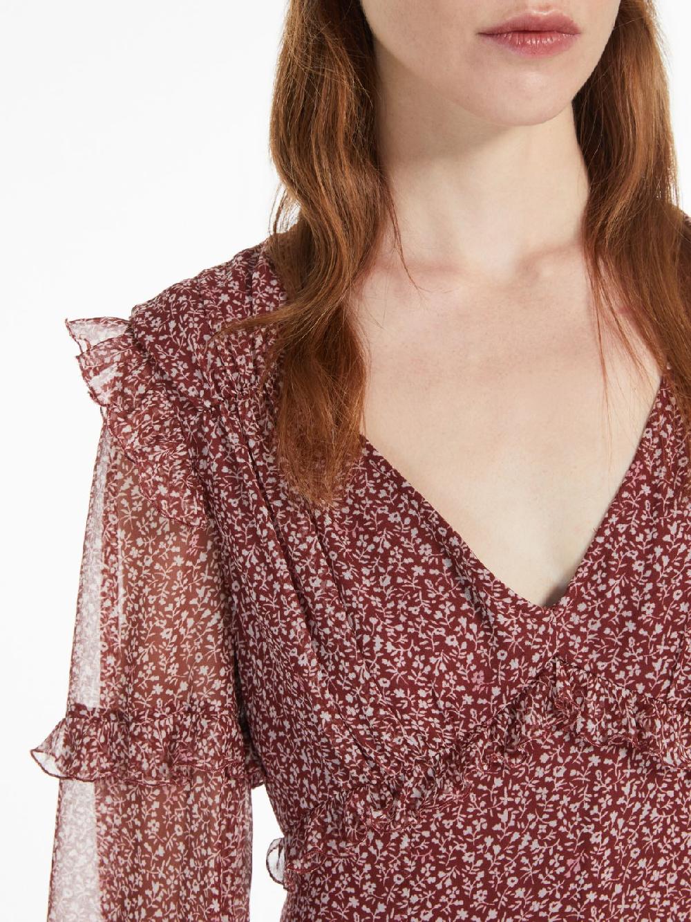 Weekend Abito corto in georgette stampata Shopping Online