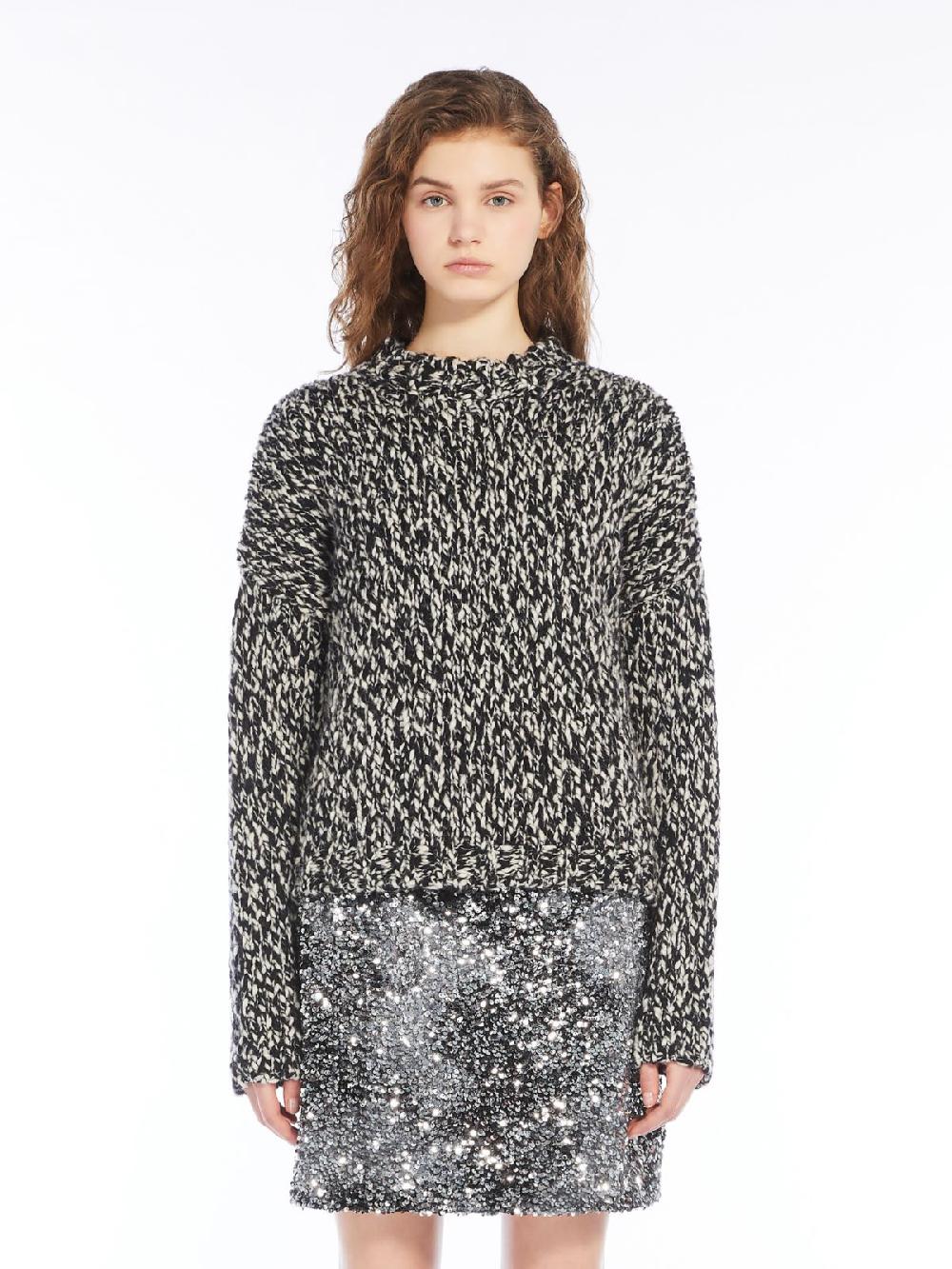 Weekend Maglia girocollo in mista lana chiné Hotsell