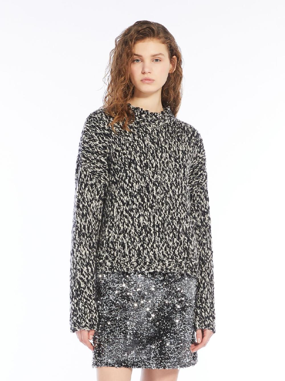 Weekend Maglia girocollo in mista lana chiné Hotsell