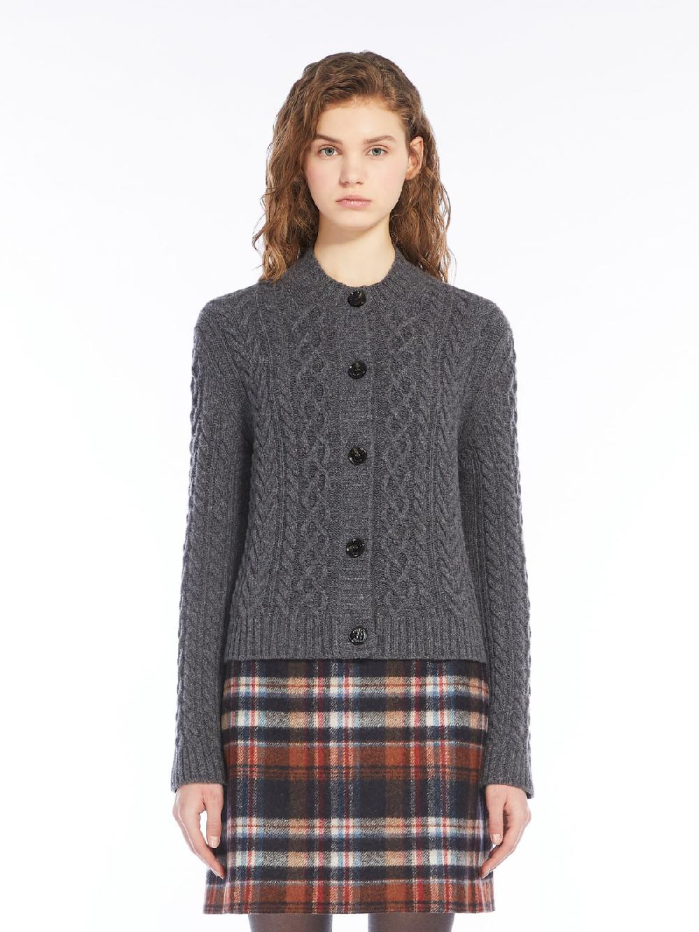 Weekend Cardigan in lana a trecce Saldi Di Fabbrica
