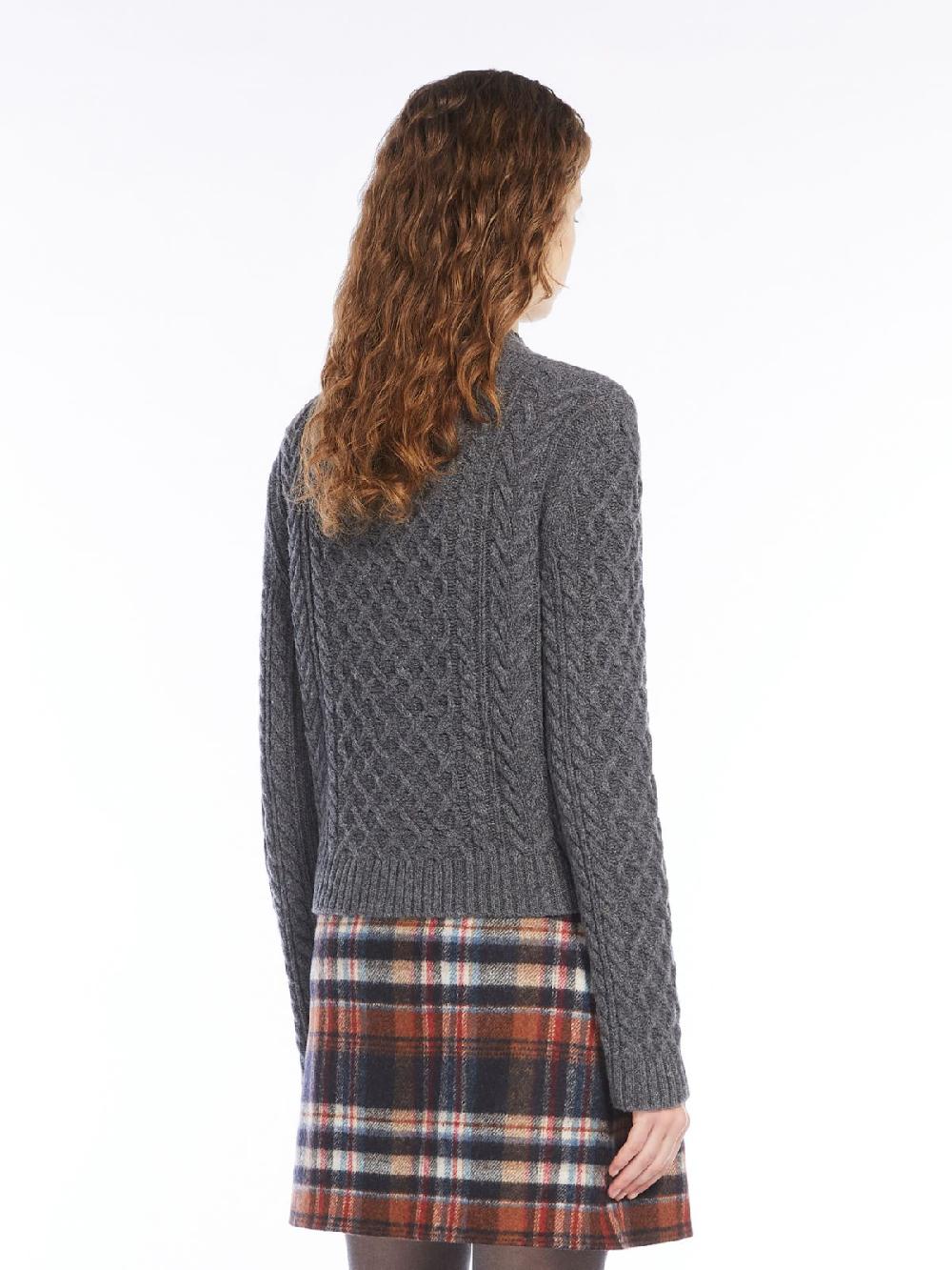 Weekend Cardigan in lana a trecce Saldi Di Fabbrica