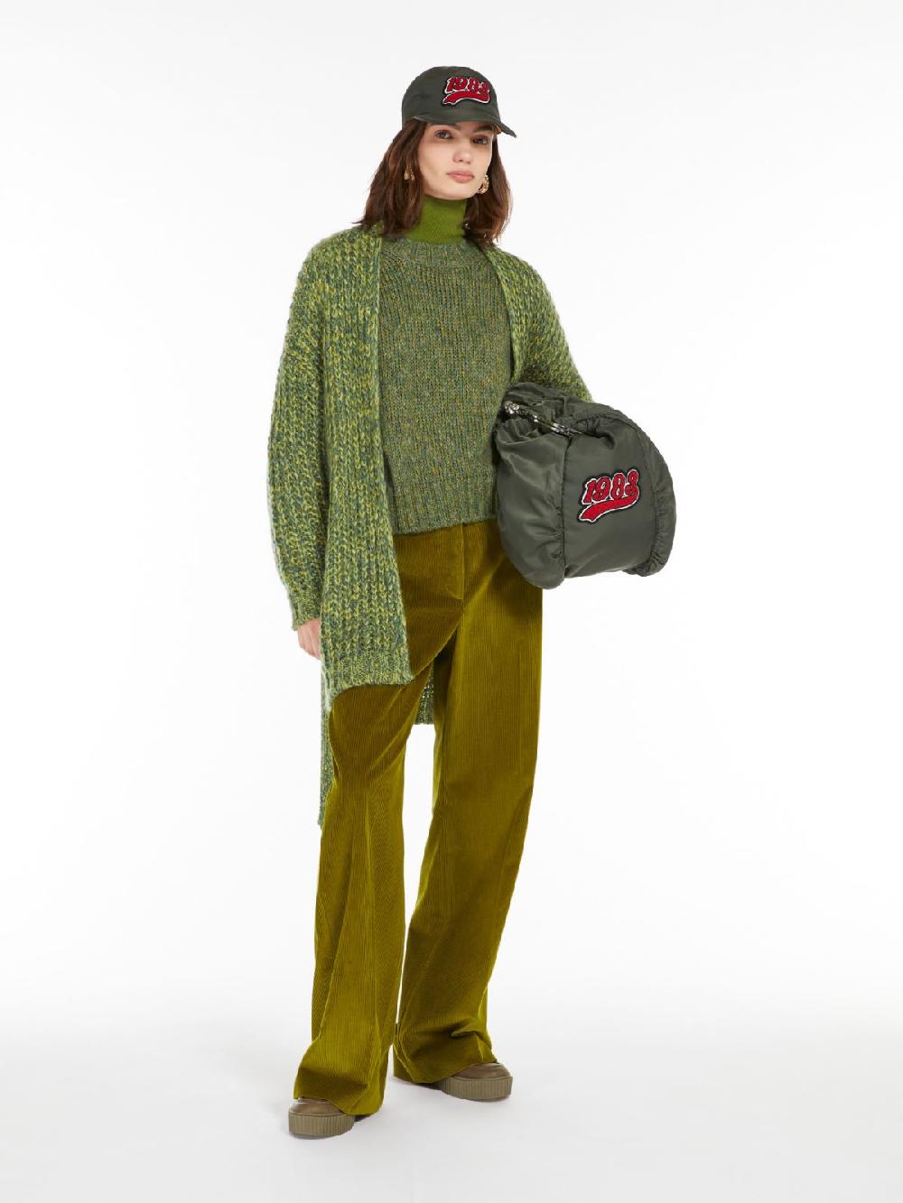 Weekend Cardigan a coste in mohair chiné