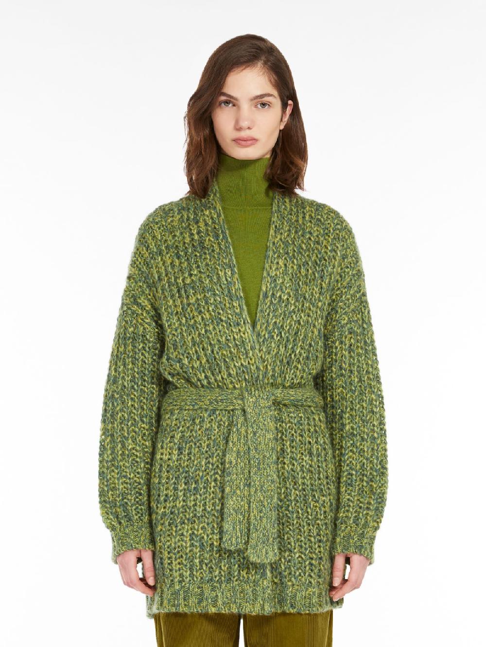 Weekend Cardigan a coste in mohair chiné 2025