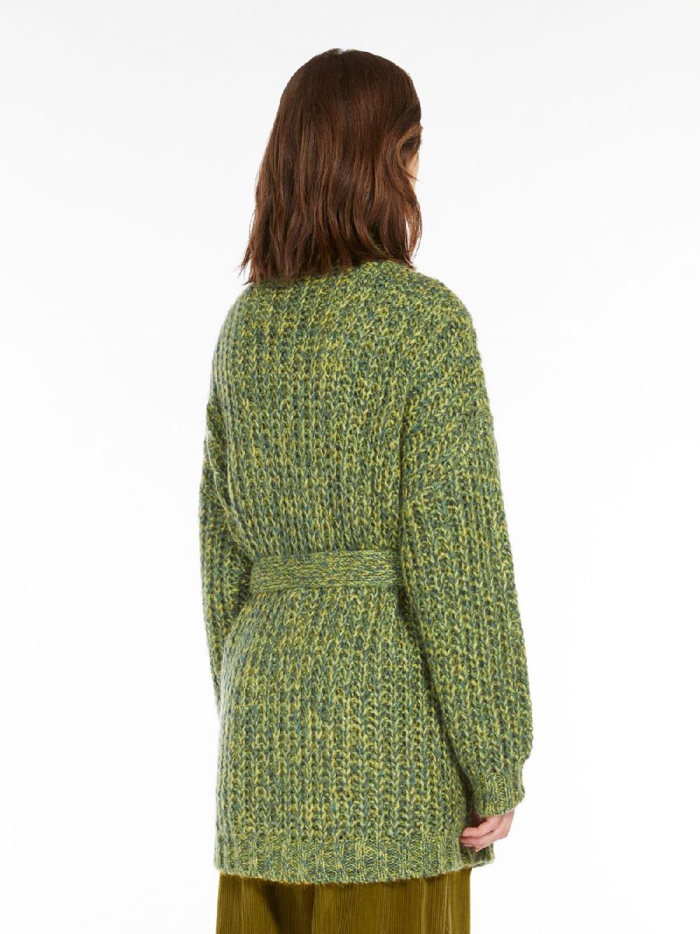 Weekend Cardigan a coste in mohair chiné 2025
