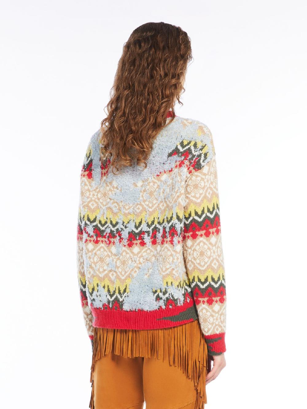 Weekend Maglia in mista lana jacquard Italy